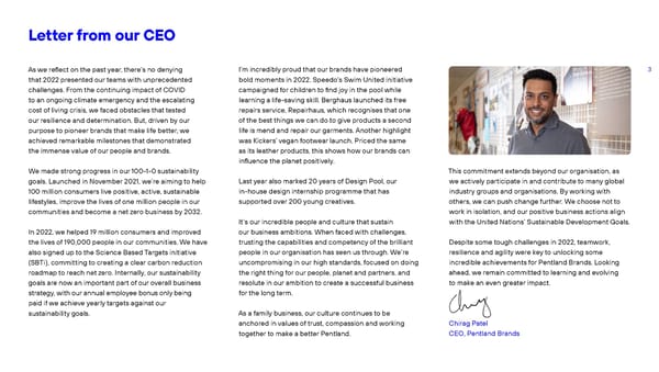 Pentland Positive Business Report - Page 3