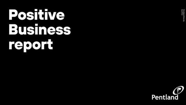 Positive Business Report - Page 1